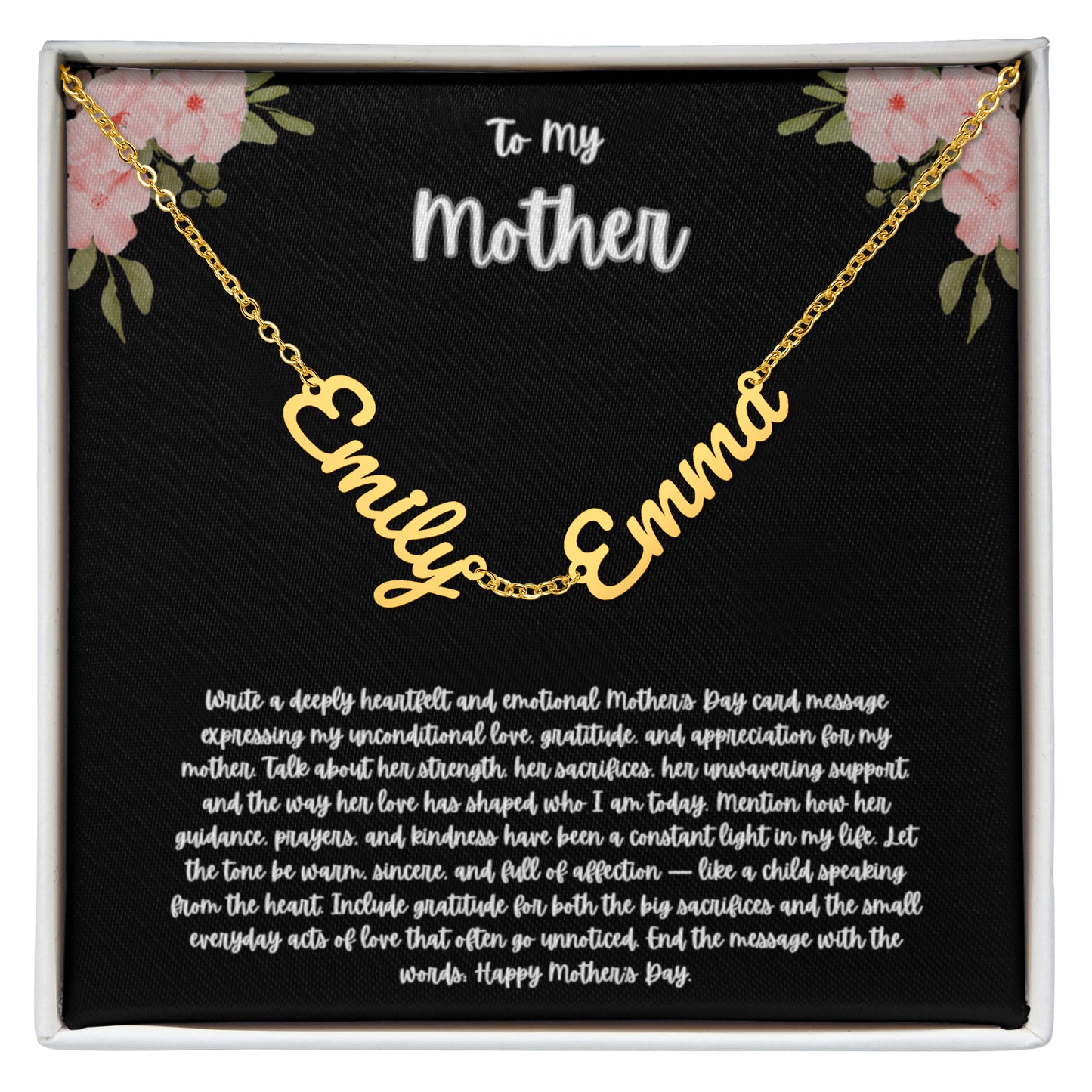 Multiple Name Neckless