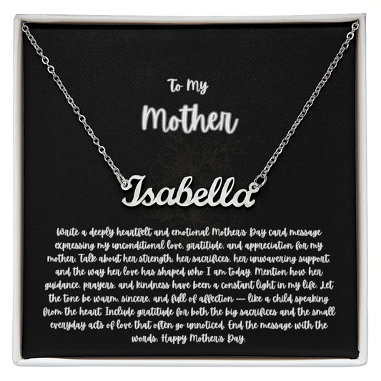 Personalized Name Necklace – Custom Gift for Her