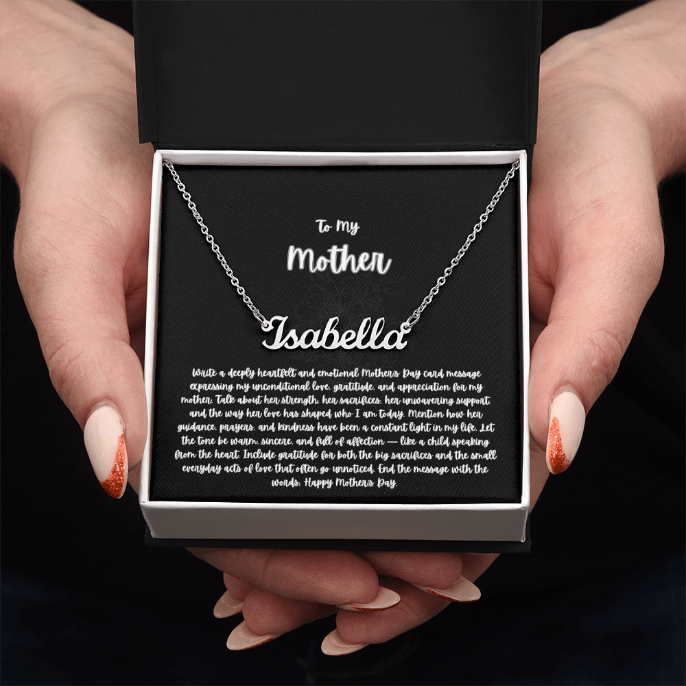 Personalized Name Necklace – Custom Gift for Her