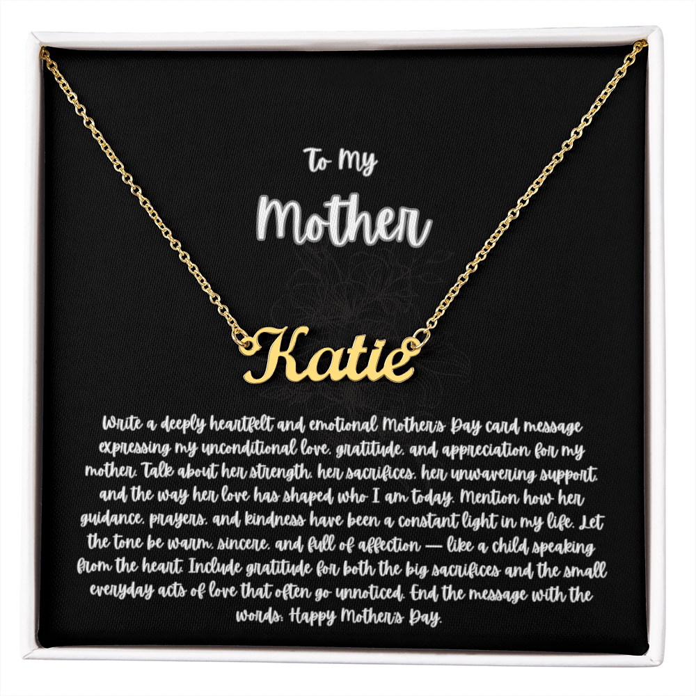 Personalized Name Necklace – Custom Gift for Her