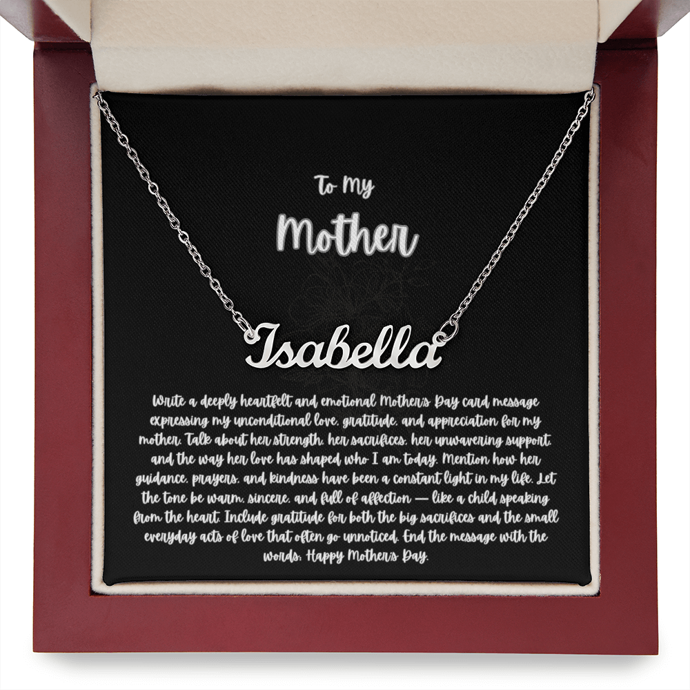 Personalized Name Necklace – Custom Gift for Her