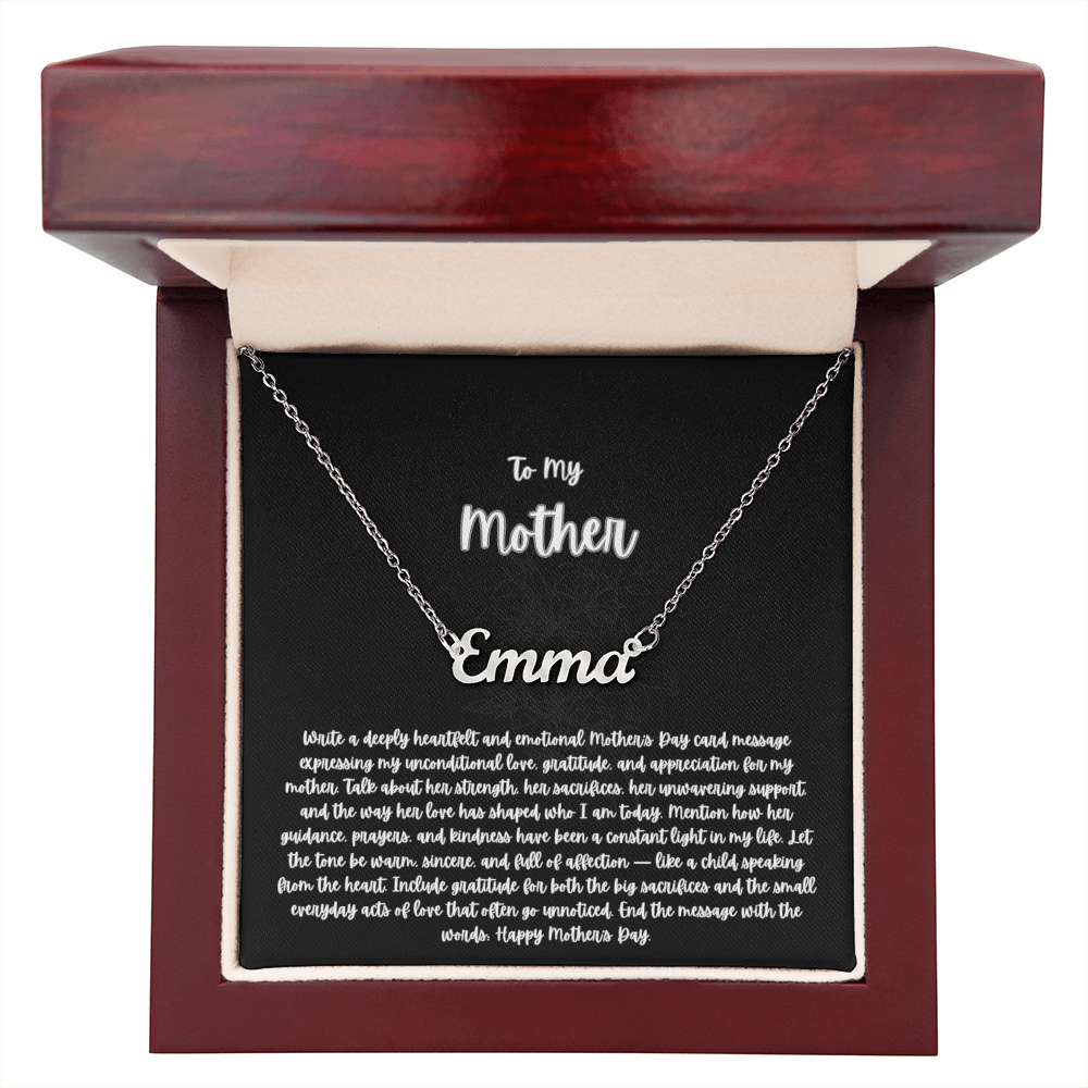 Personalized Name Necklace – Custom Gift for Her