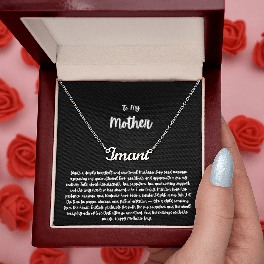 Personalized Name Necklace – Custom Gift for Her