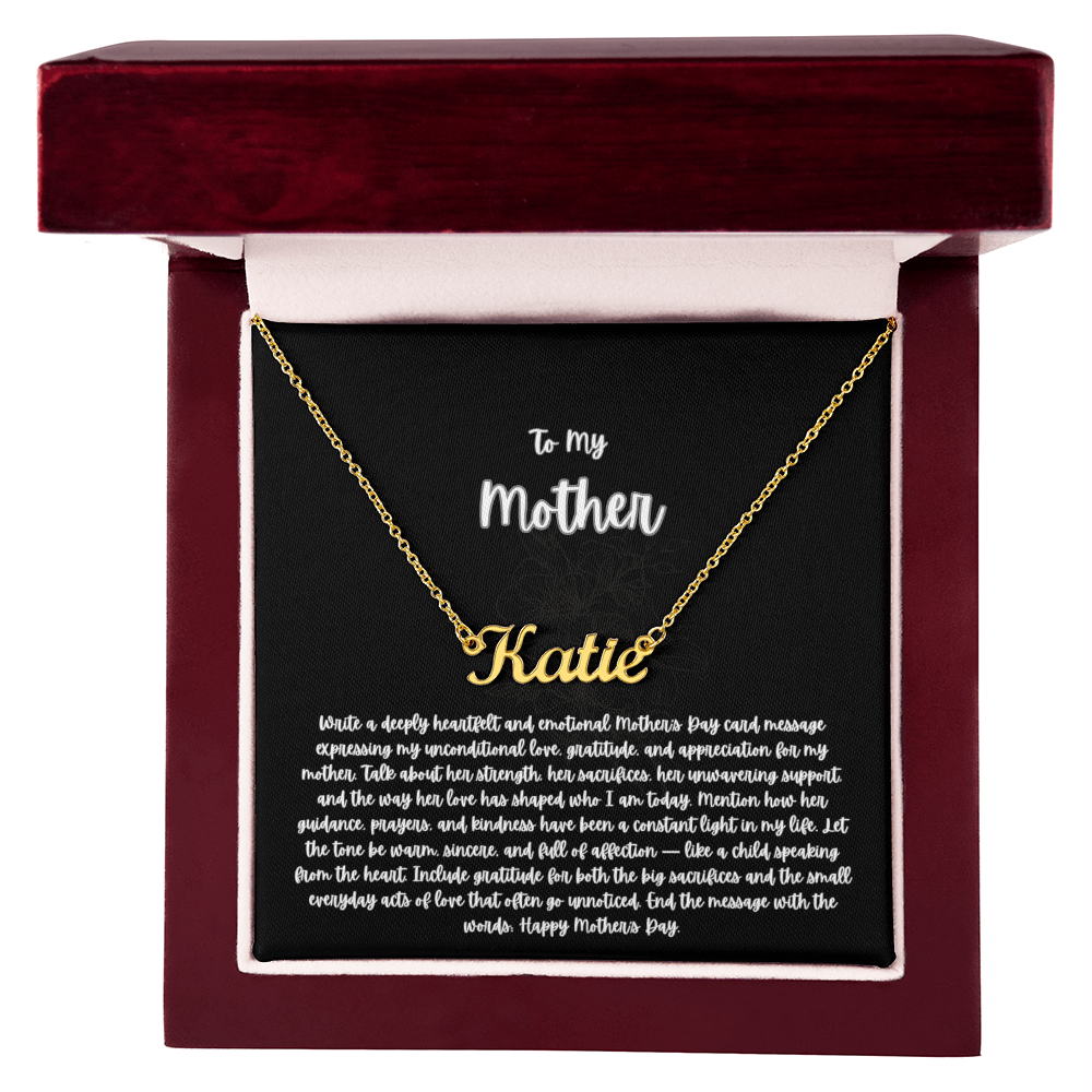 Personalized Name Necklace – Custom Gift for Her